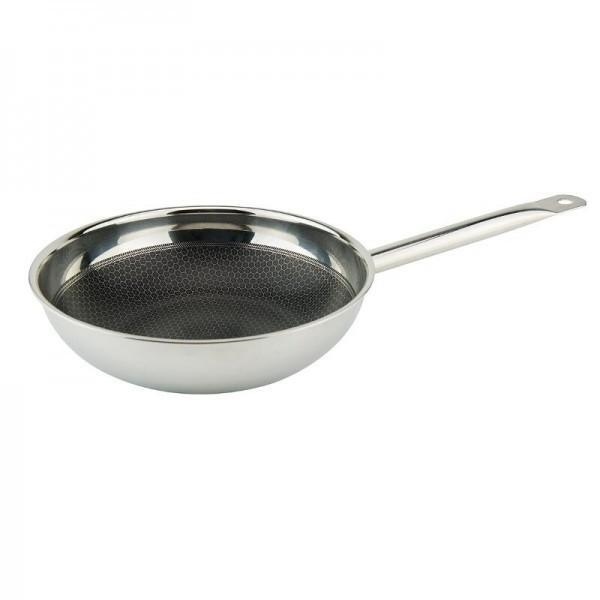 PADELLA WOK PROF.ANTIAD 3D AX ACTIVE D.32 INOX 18/10+ALLUM ILSA