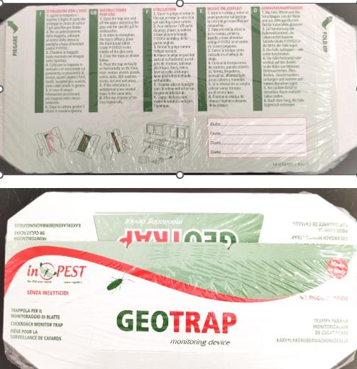 TRAPPOLA BLATTE/SCARAFAGGIGEOTRAP INPEST 20pz                      10/ct